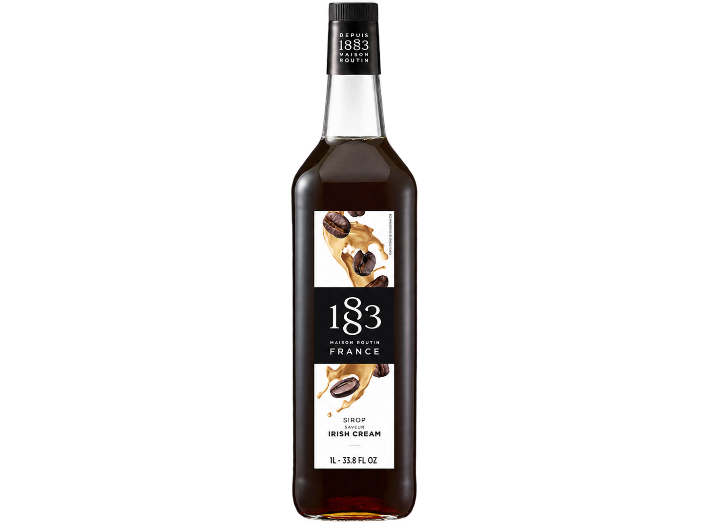 Fľaša sirupu Irish Cream 1883